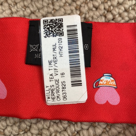 Nwt Hermes Tea Time twilly - Picture 2 of 5